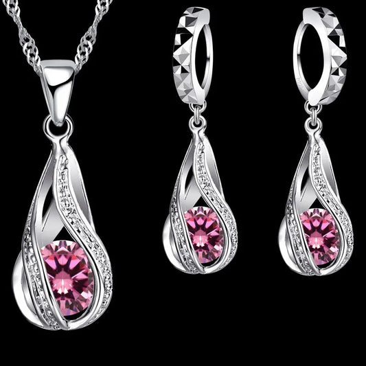 Silver Bridal Jewelry Sets