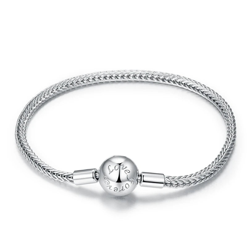 Zircon Rose Buckle Bracelet