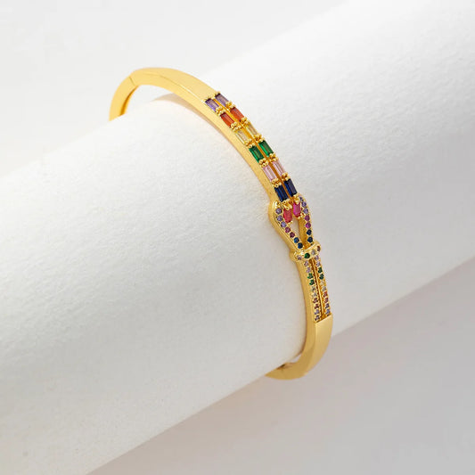 Micro Inlaid Zircon Bangle