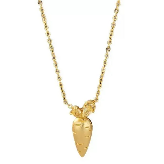NEC Carrot Pendant Necklace for Women