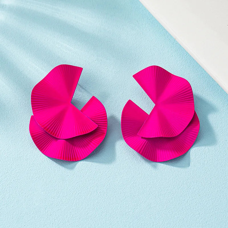 Twisted Design Dinner Earrings