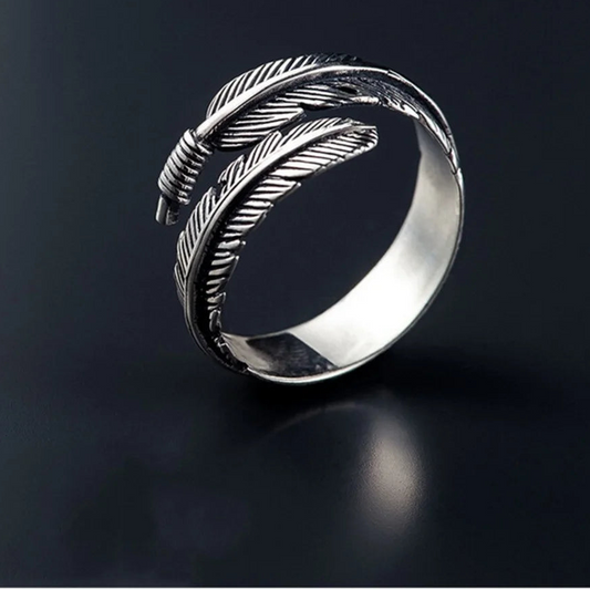 Feather Arrow Finger Rings