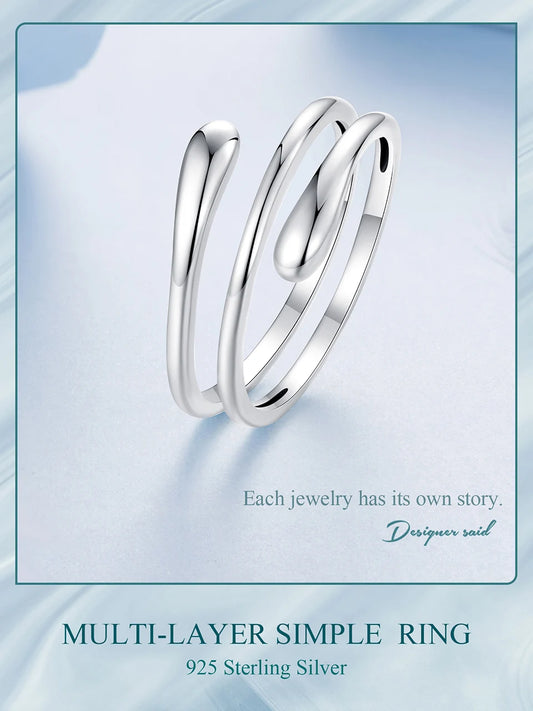 JEW032R
Solid 925 Sterling Silver Twist Eternity Band, Teardrop Chunky - Klixstore