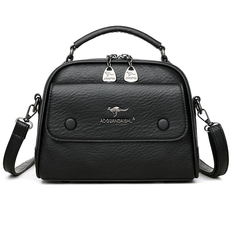 Luxury Designer Checkered Crossbody Shoulder Bag