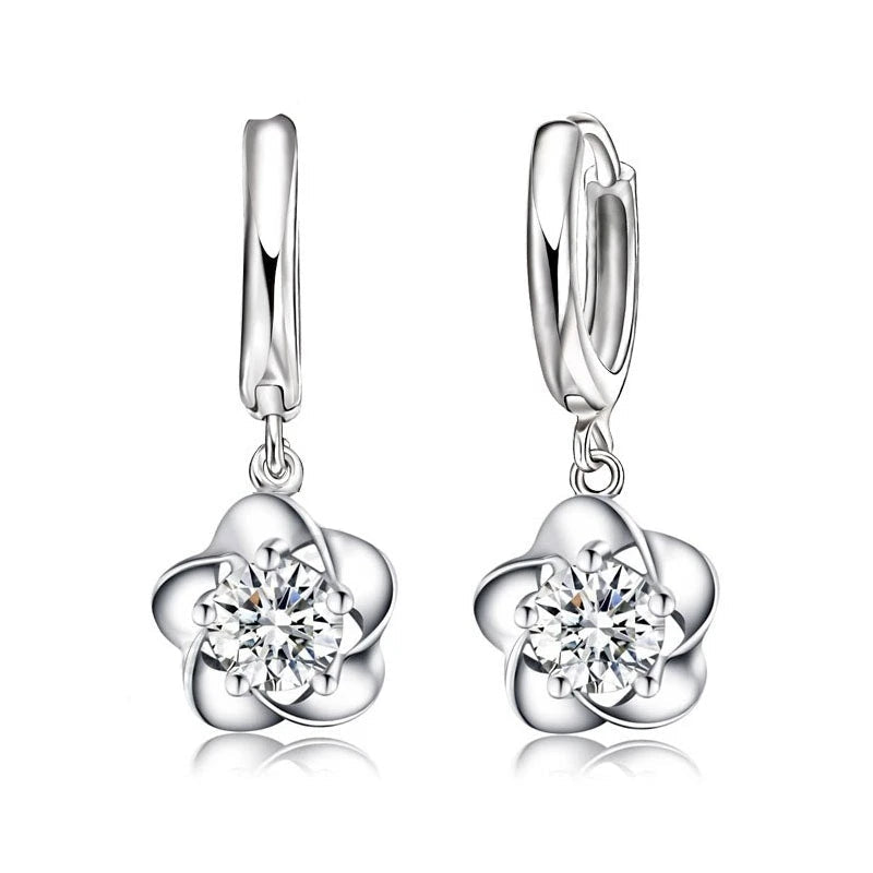 925 Sterling Silver Korean Style Earrings for Women