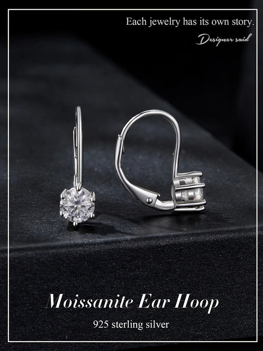 JEW013ER Brilliant Round Cut Lab Created Diamond Dangle Earrings - Klixstore