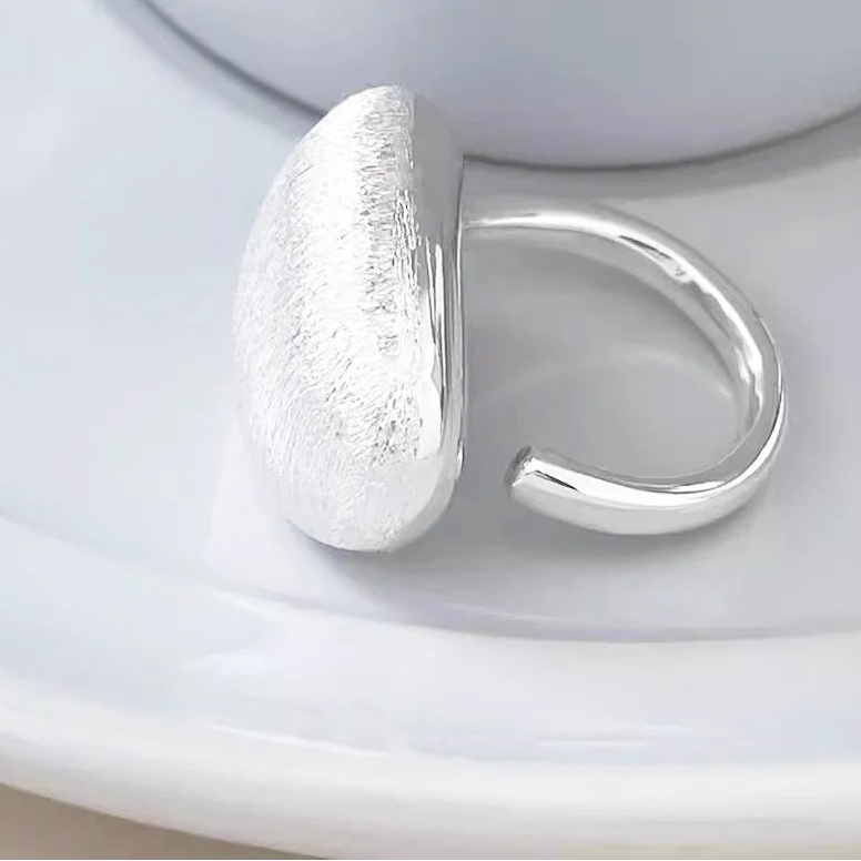 Real Sterling Silver Free Size Ring