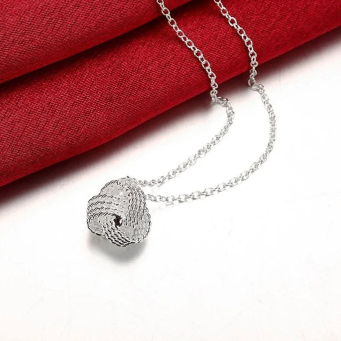 Silver Necklace Set