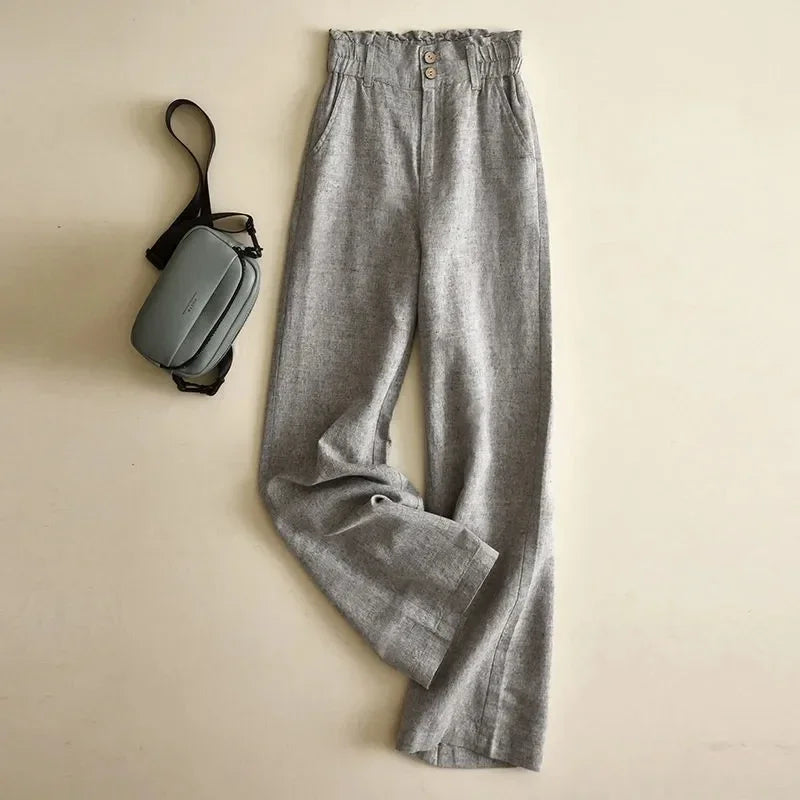 High Waist Wide Leg Pants for Women