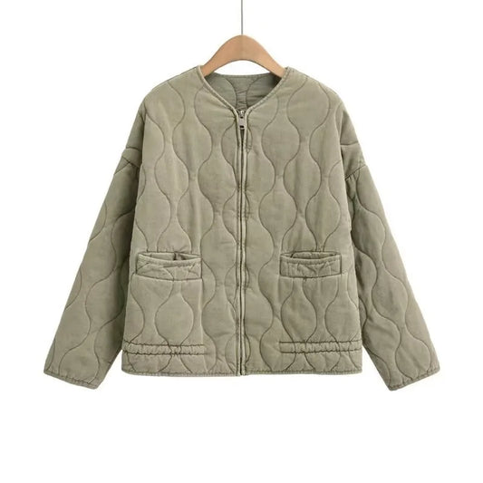 Vintage Warm Cotton Jacket Women 2025