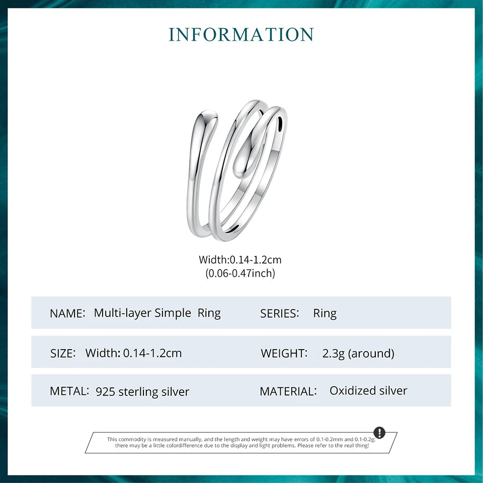 JEW032R
Solid 925 Sterling Silver Twist Eternity Band, Teardrop Chunky - Klixstore