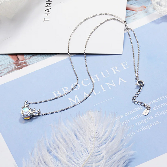 925 Sterling Silver Animal Pendant Necklace for Women