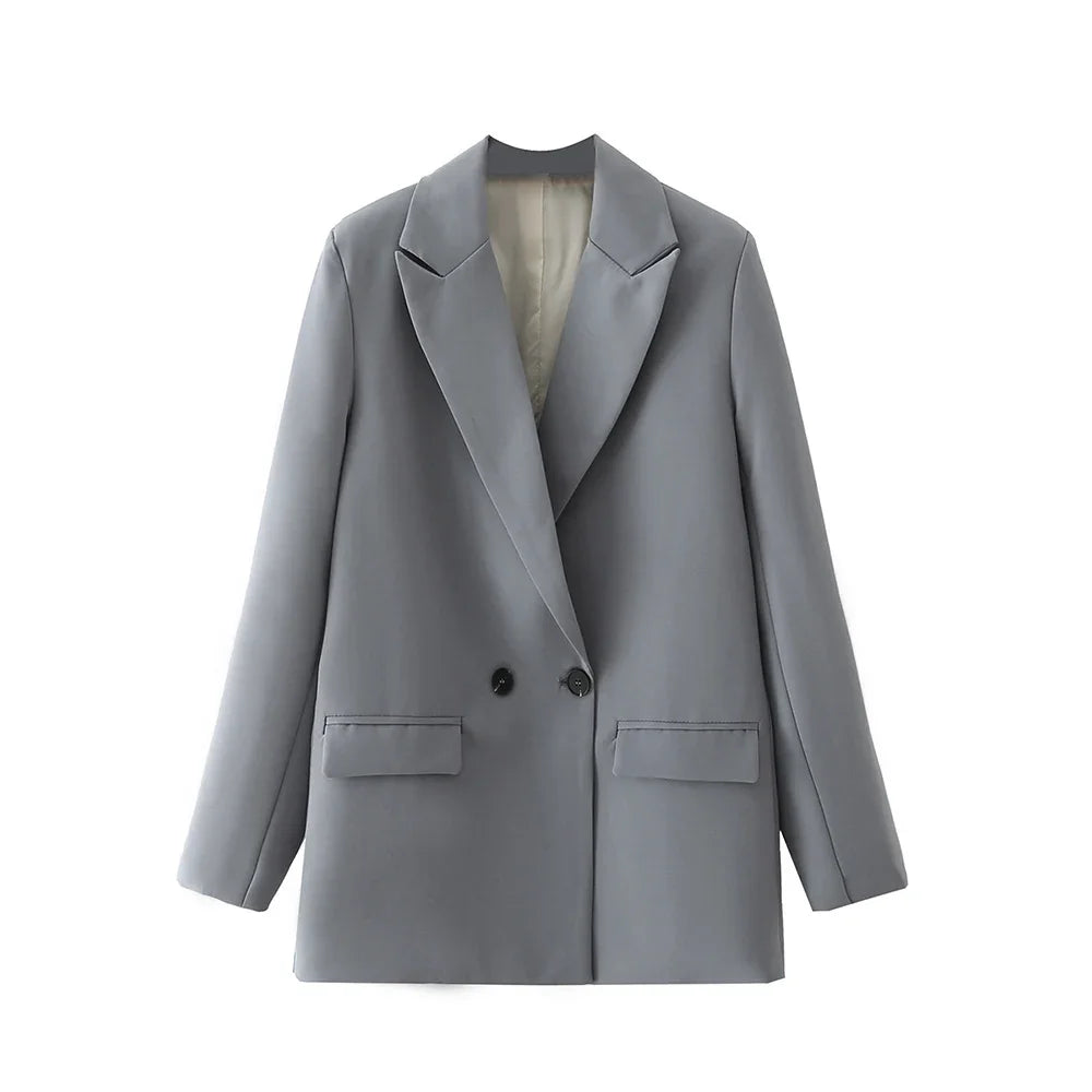 Women’s Double-Breasted Office Blazer