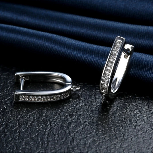 925 Sterling Silver Austrian Crystal Earrings for Women