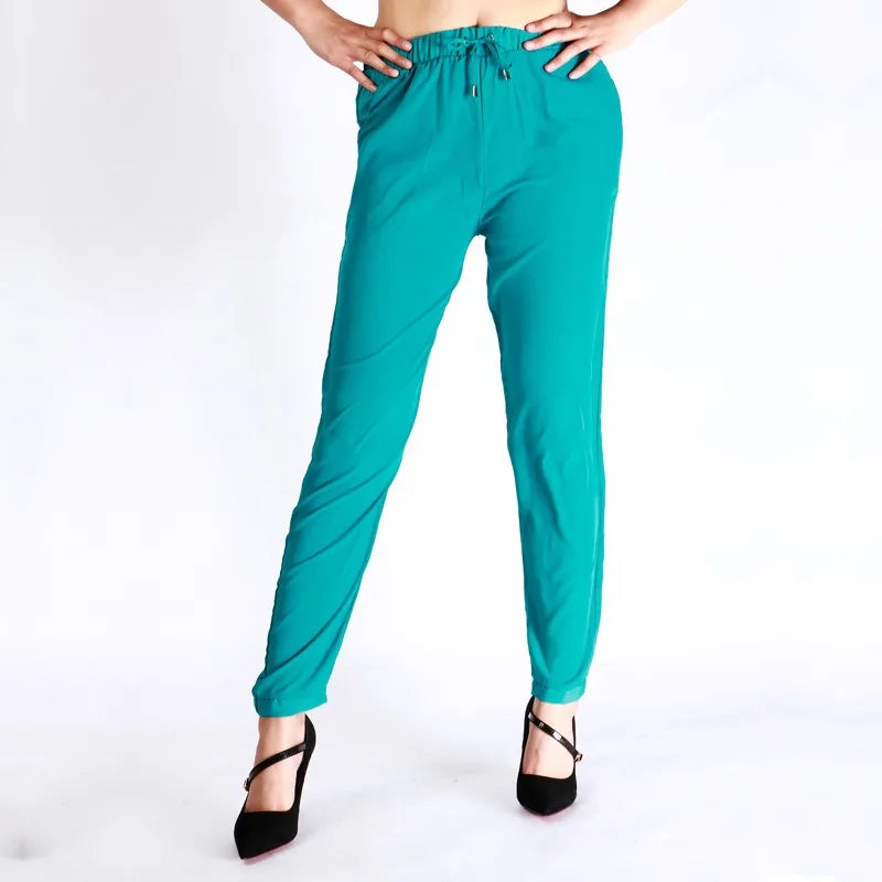 Women's Casual Chiffon Harem Pants 2025