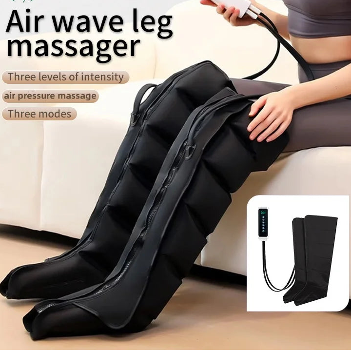 Electric Air Pressure Leg & Calf Massager with Remote Control