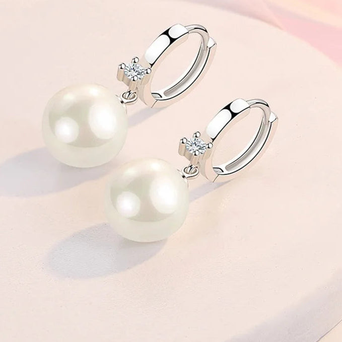 White Pearl Hoop Sets