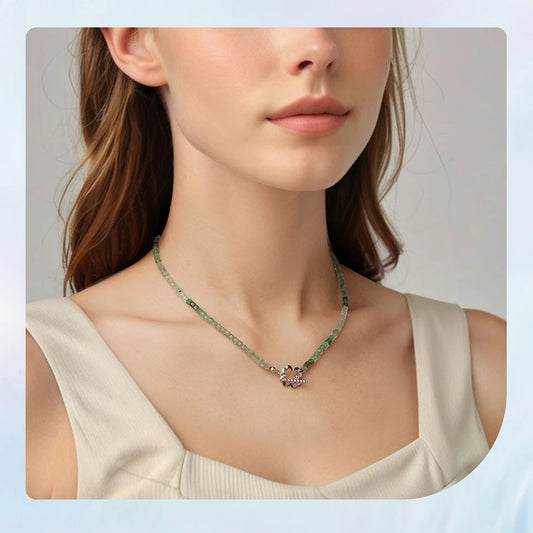 Crystal Quartz Beads Necklace