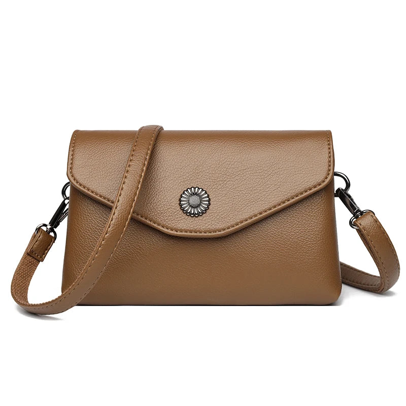 High-Quality PU Leather Crossbody Shoulder Bag