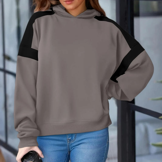 Round Neck Zipper Warm Sweatshirt for Women