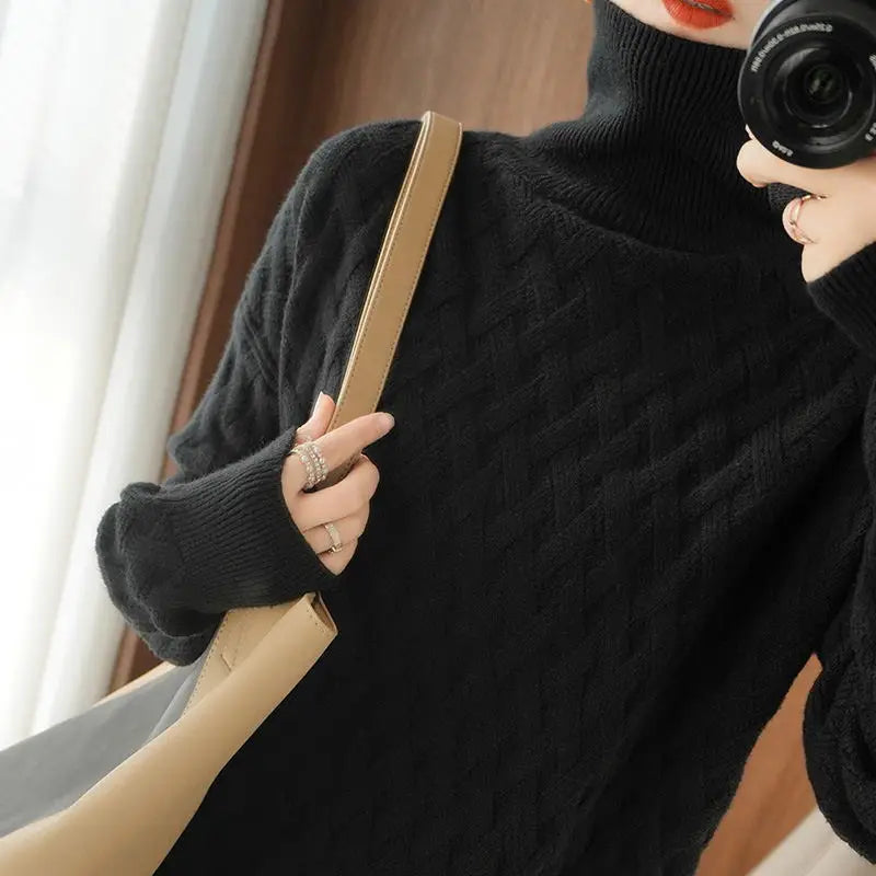 Oversized Cashmere Winter Sweater for Women