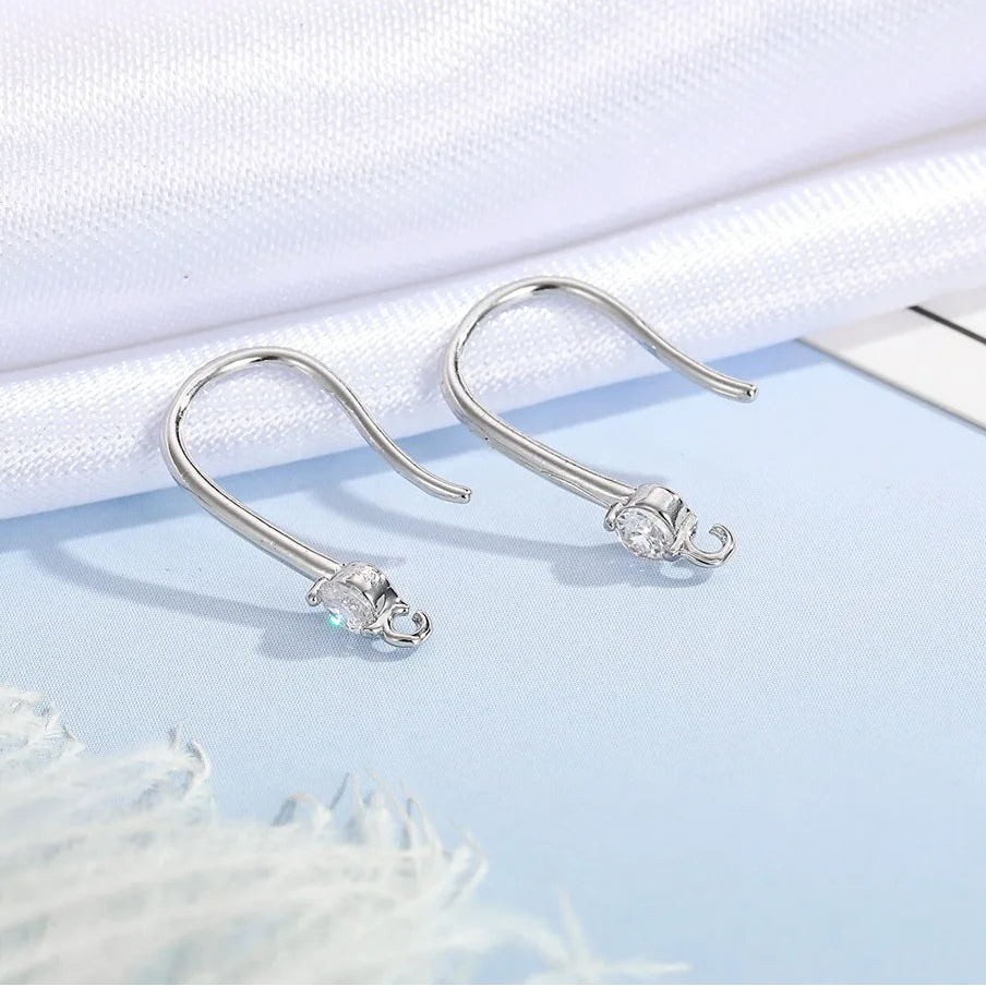 Minimalist 925 Sterling Silver Earring Findings