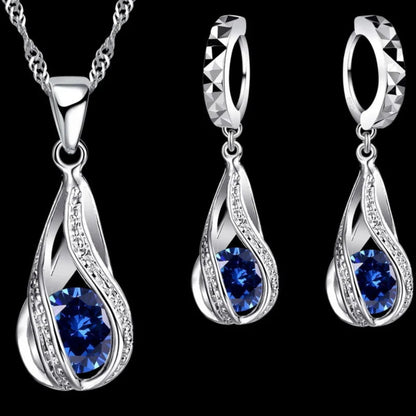 Silver Bridal Jewelry Sets