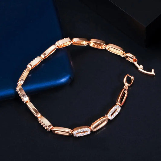 Rose Gold Tennis Bracelet