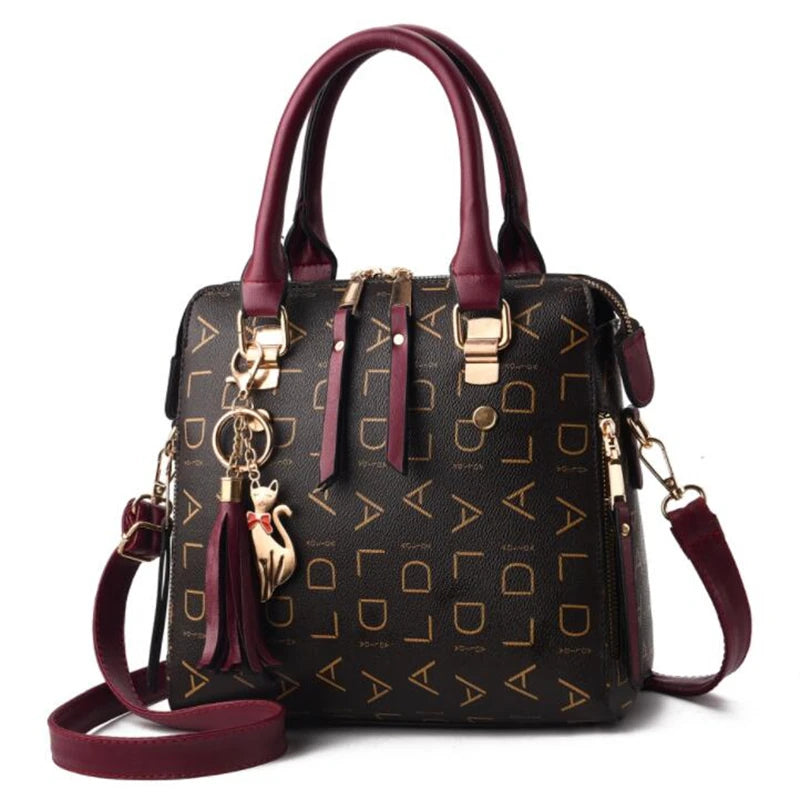 Women's Tassel Top Handle Handbag
