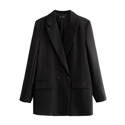 Women’s Double-Breasted  Office Blazer