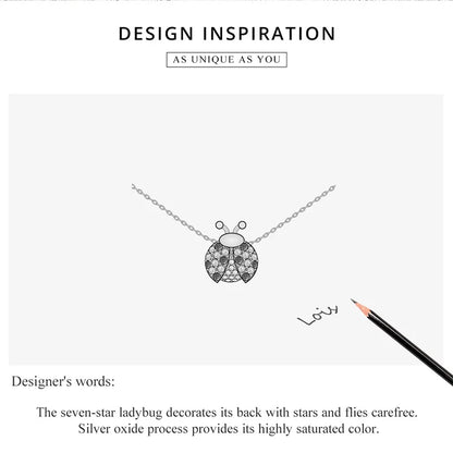 Ladybug Insect Chain Necklace