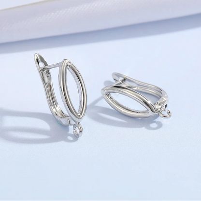 925 Sterling Silver Earring Findings for DIY Jewelry