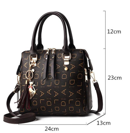 Women's Tassel Top Handle Handbag
