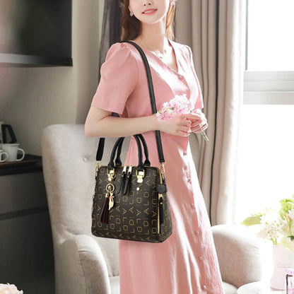 Women's Tassel Top Handle Handbag
