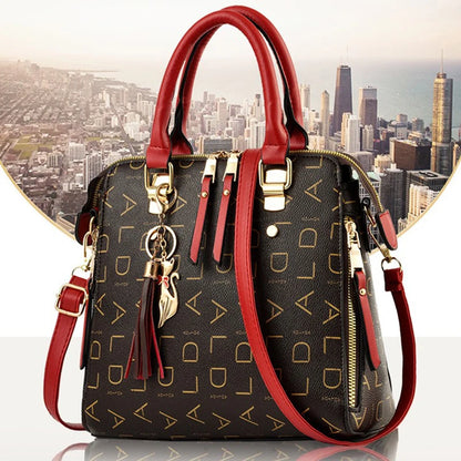 Women's Tassel Top Handle Handbag