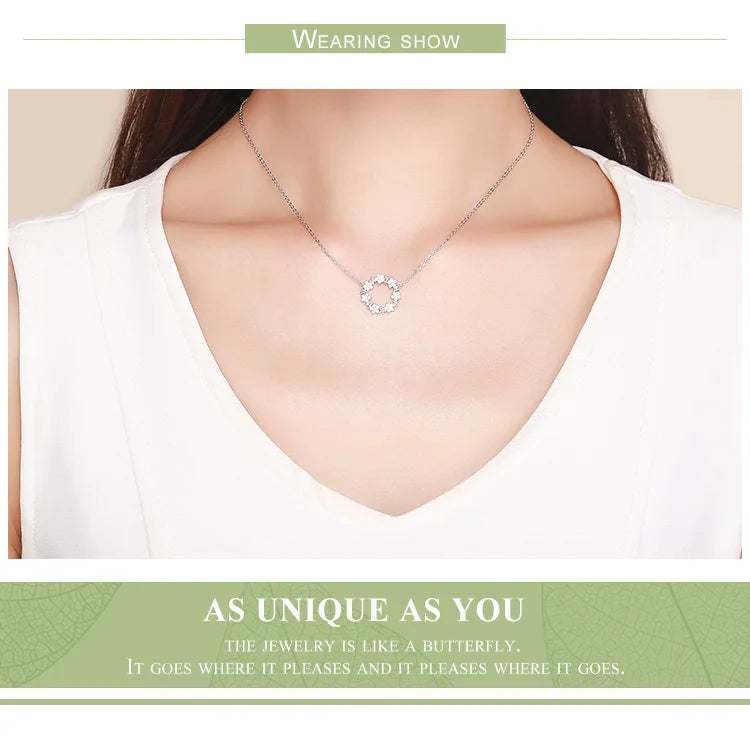 Shining Star Round  Necklaces