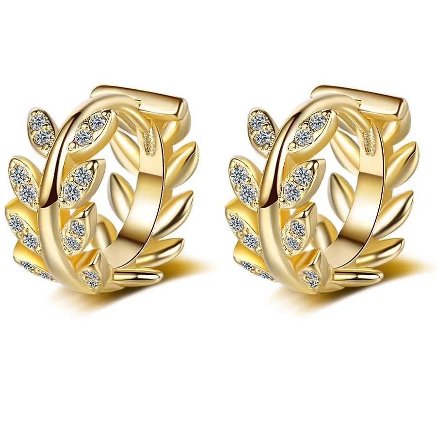 925 Sterling Silver Tree Branch Hoop Earrings for Women