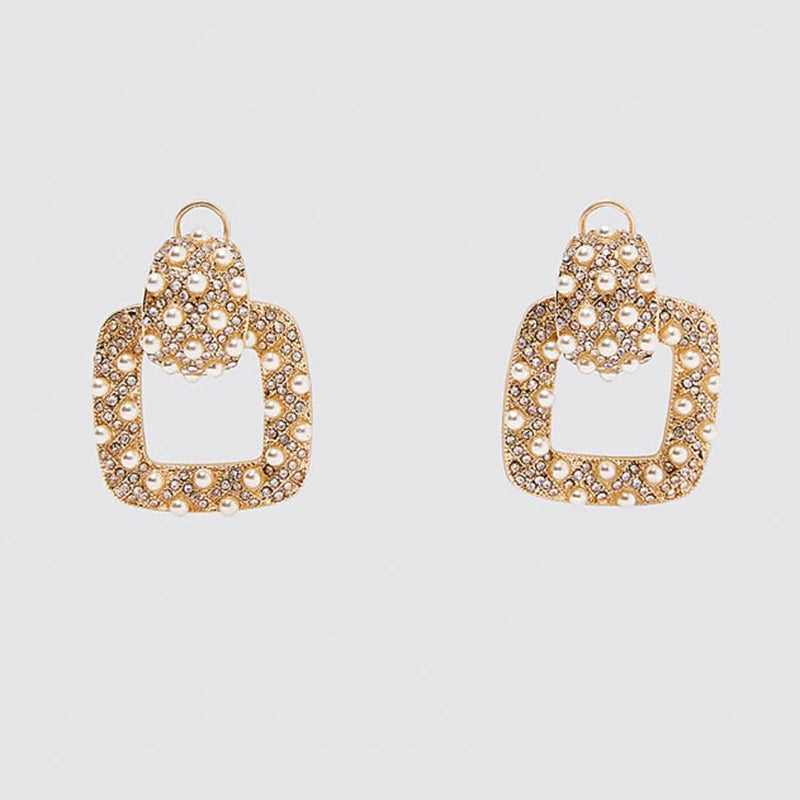 Elegant Fashion Statement Drop Earrings