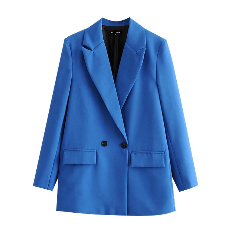 Women’s Double-Breasted  Office Blazer