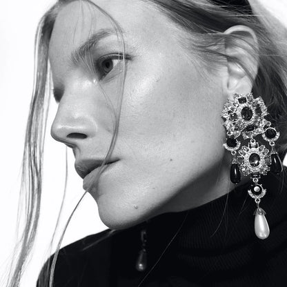 Elegant Fashion Statement Drop Earrings