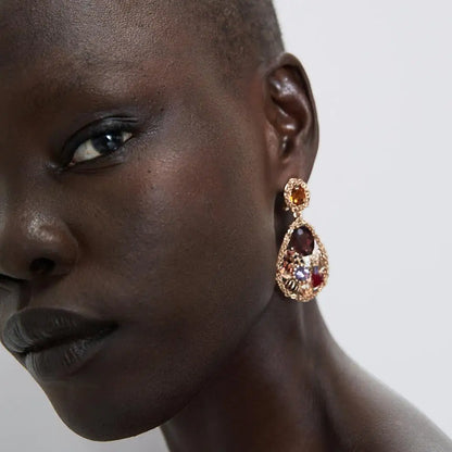 Elegant Fashion Statement Drop Earrings