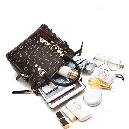 Women's Tassel Top Handle Handbag