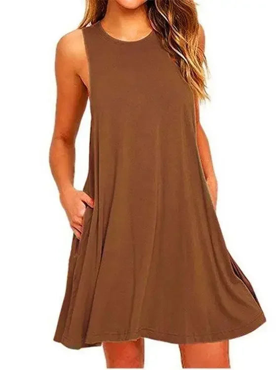 Different colors  Boho Casual Loose Dress