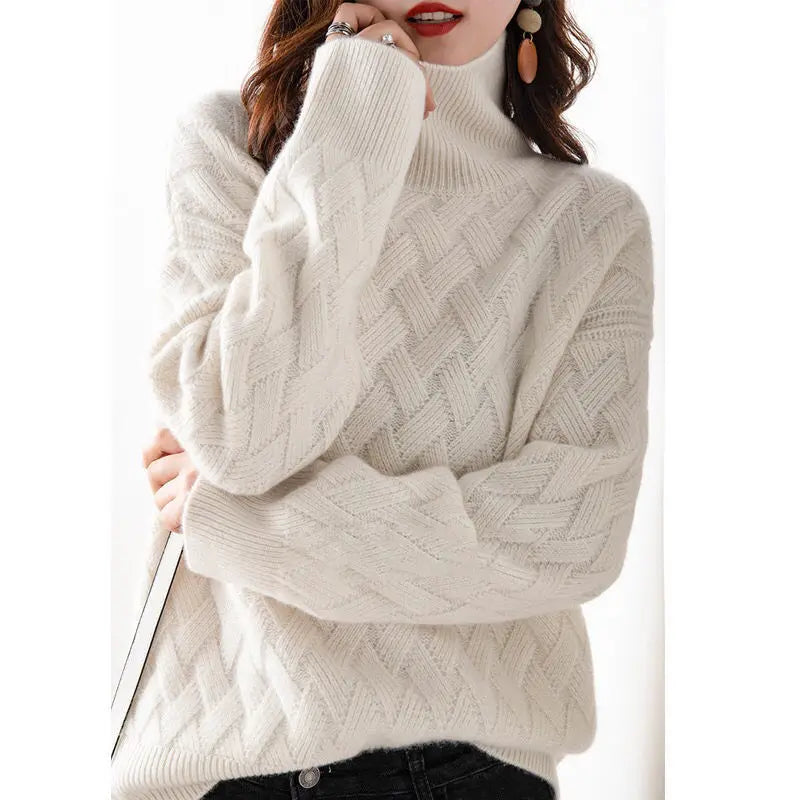 Oversized Cashmere Winter Sweater for Women