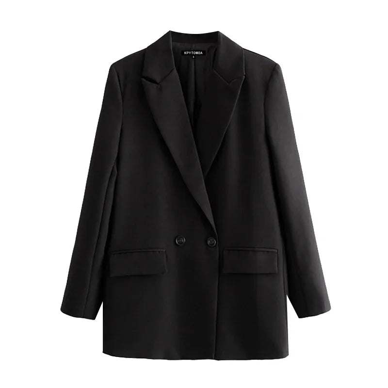 Women’s Double-Breasted  Office Blazer