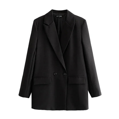 Women’s Double-Breasted  Office Blazer