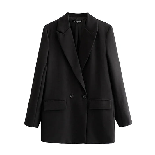 Women’s Double-Breasted  Office Blazer