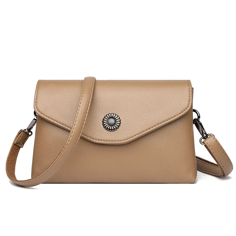 High-Quality PU Leather Crossbody Shoulder Bag