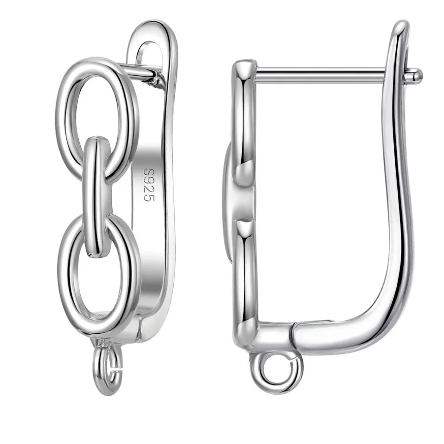 925 Sterling Silver Earring Findings for DIY Jewelry