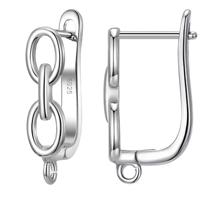 925 Sterling Silver Earring Findings for DIY Jewelry
